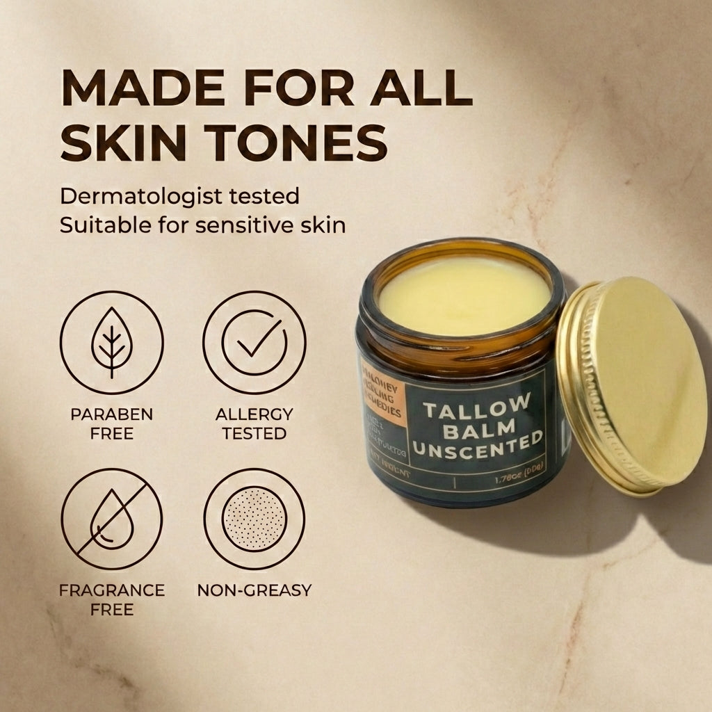 Unscented Tallow Moisturizer ( Anti wrinkles )