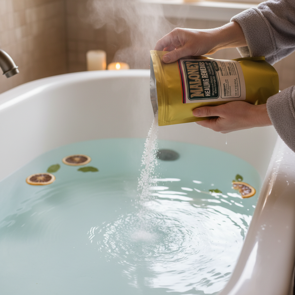 CBG Recovery Soak - Epsom Salt Bath & Foot Soak with Jojoba Oil